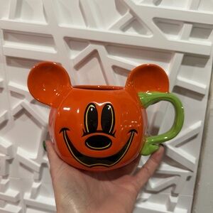 Disney Mickey Mouse Orange and Green Mug